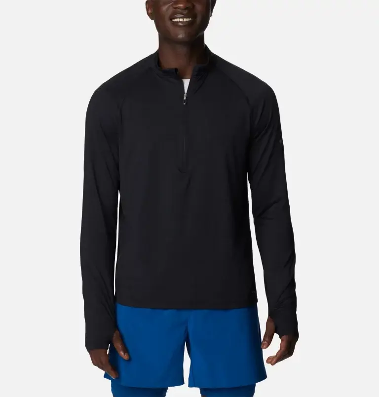 Columbia Men's Endless Trail™ Half Zip Mesh Long Sleeve Shirt. 1