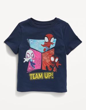 Marvel™ Spider-Man Unisex Graphic T-Shirt for Toddler blue