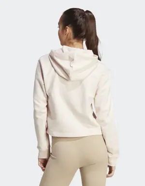 Adidas Essentials 3-Stripes French Terry Crop Hoodie. 3 Adidas Essentials 3-Stripes French Terry Crop Hoodie. 3