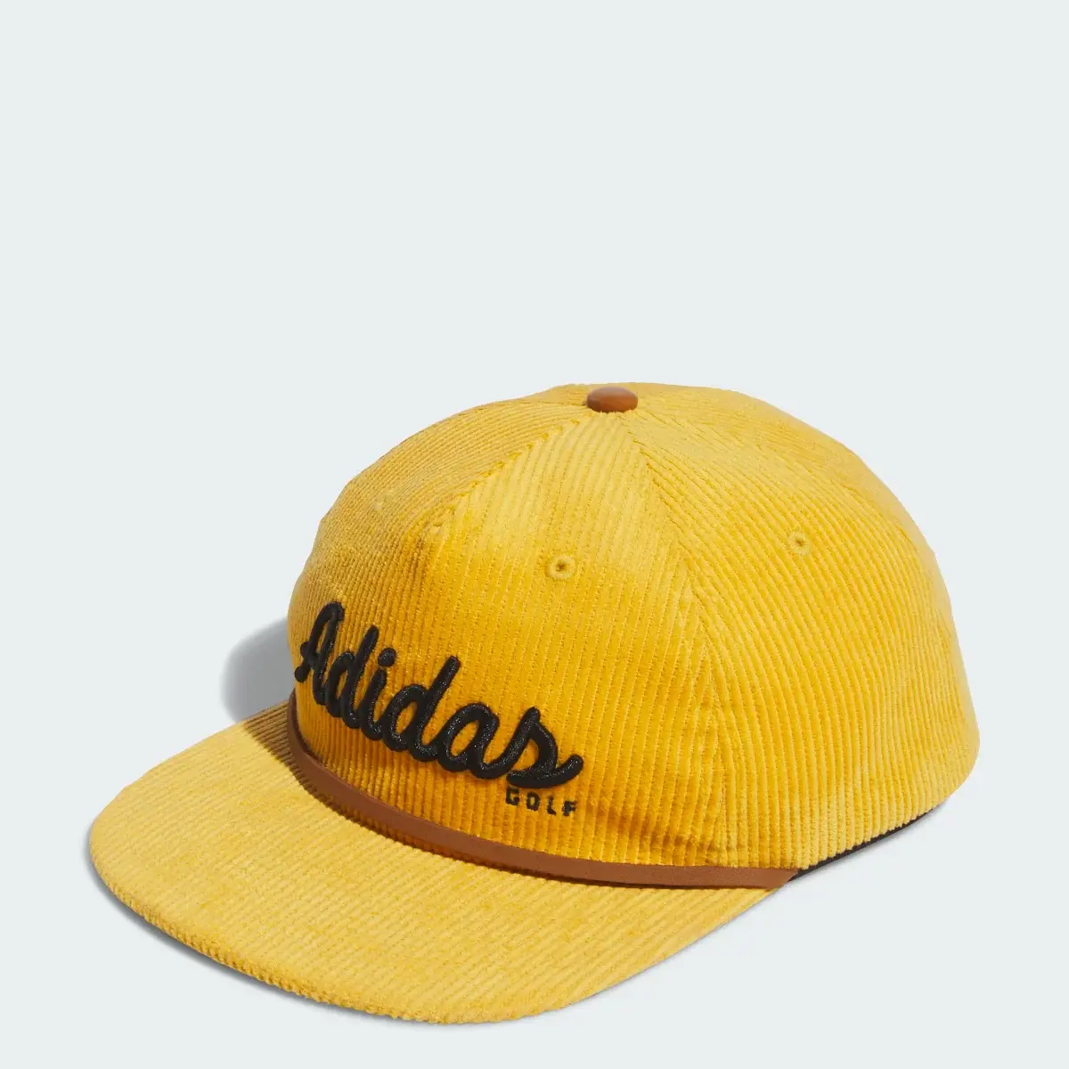 Adidas Corduroy Leather Five Panel Rope Hat II3143