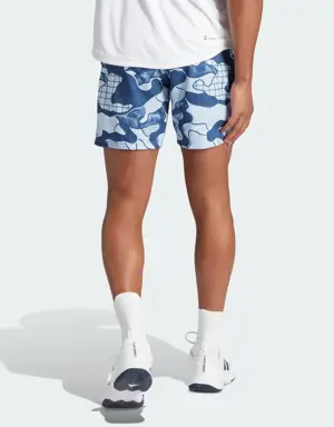 Club Graphic Tennis Shorts