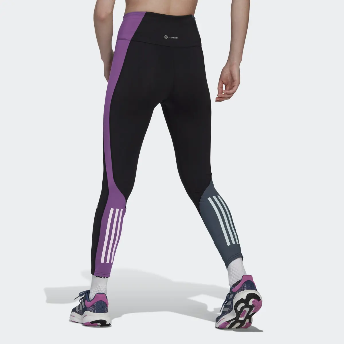 Adidas Own the Run Colorblock 7/8 Leggings. 2