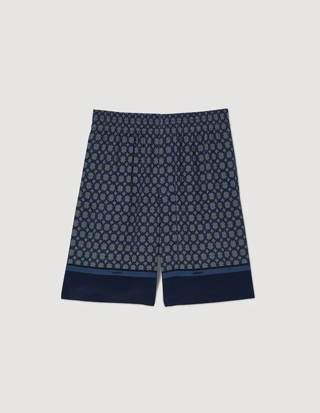 Sandro Patterned Bermuda shorts. 2