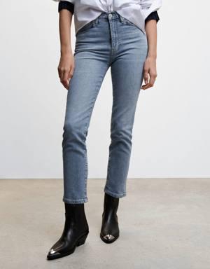Slim Jeans in Cropped-Länge