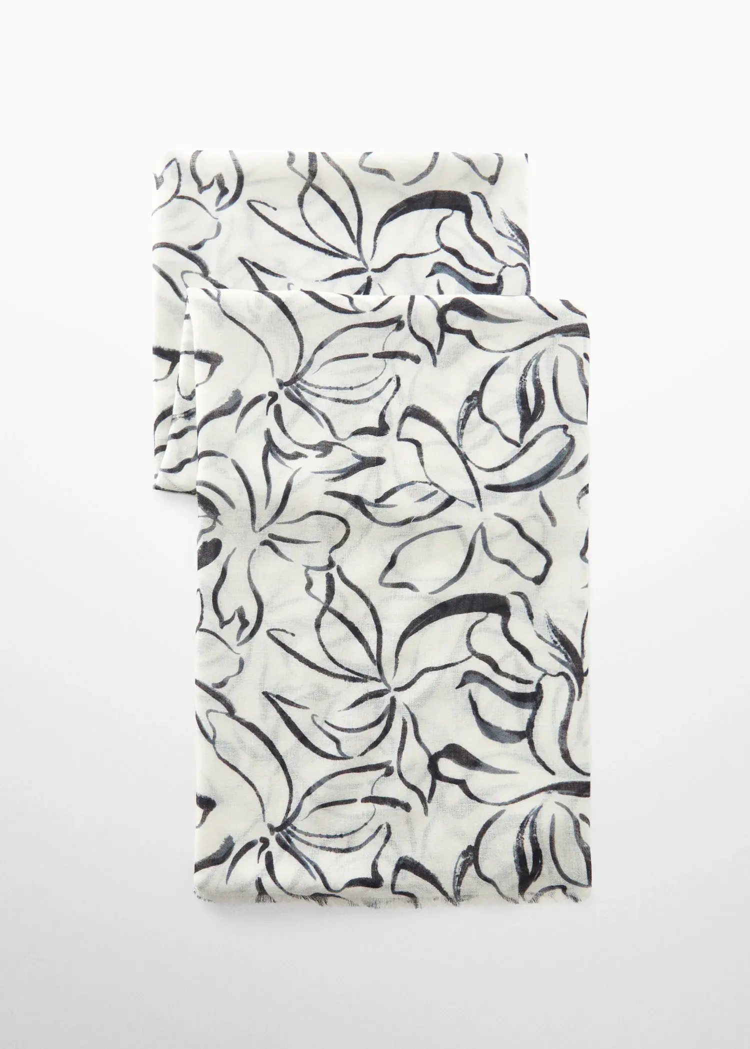Mango Floral print scarf. 1