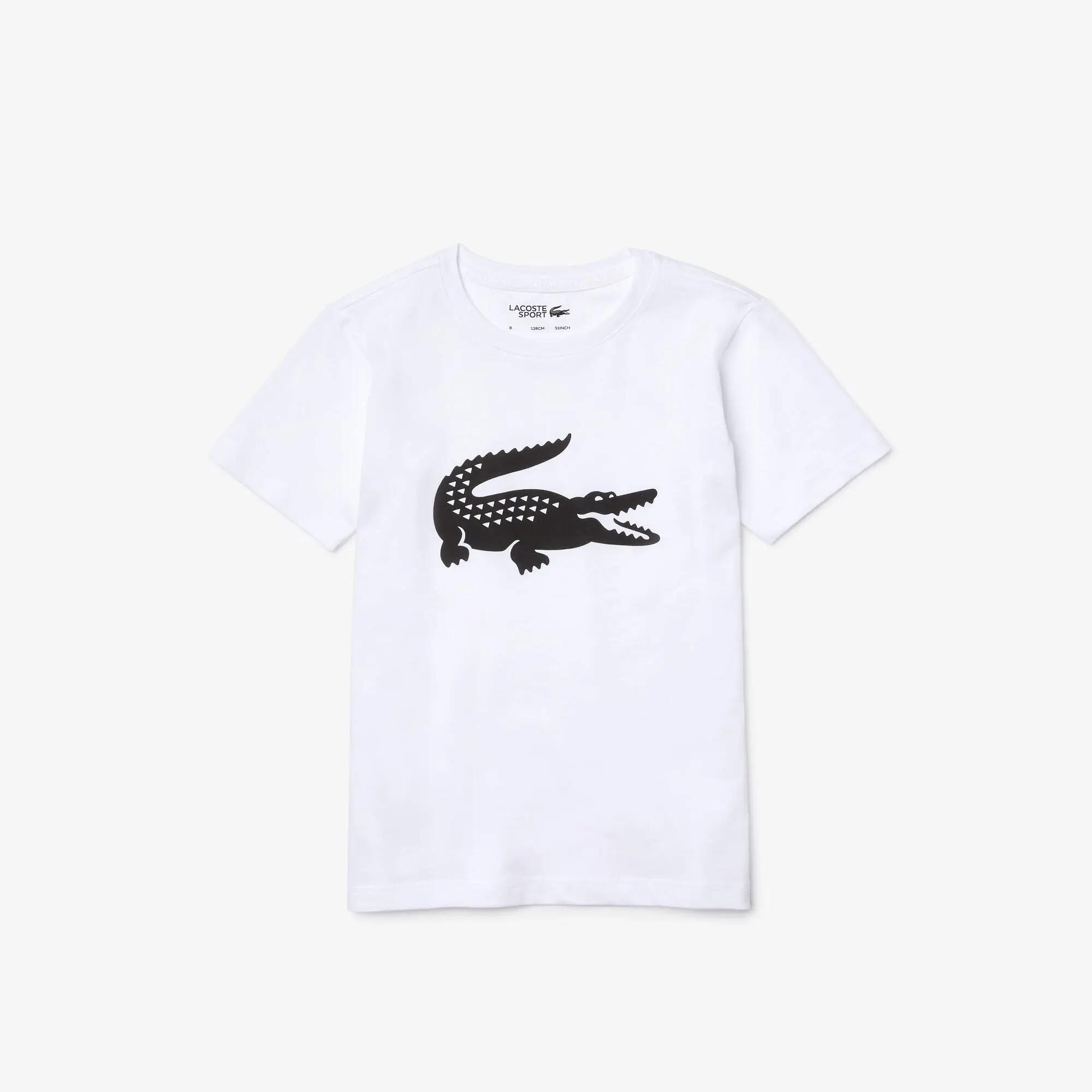 Lacoste Kids' Lacoste SPORT Tennis Technical Jersey Oversized Croc T-shirt. 2