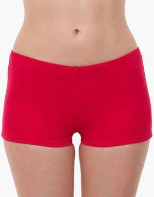63010 Kırmızı Boxer Bikini Altı