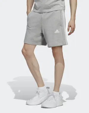 Adidas Shorts Essentials 3 Franjas Tela French Terry