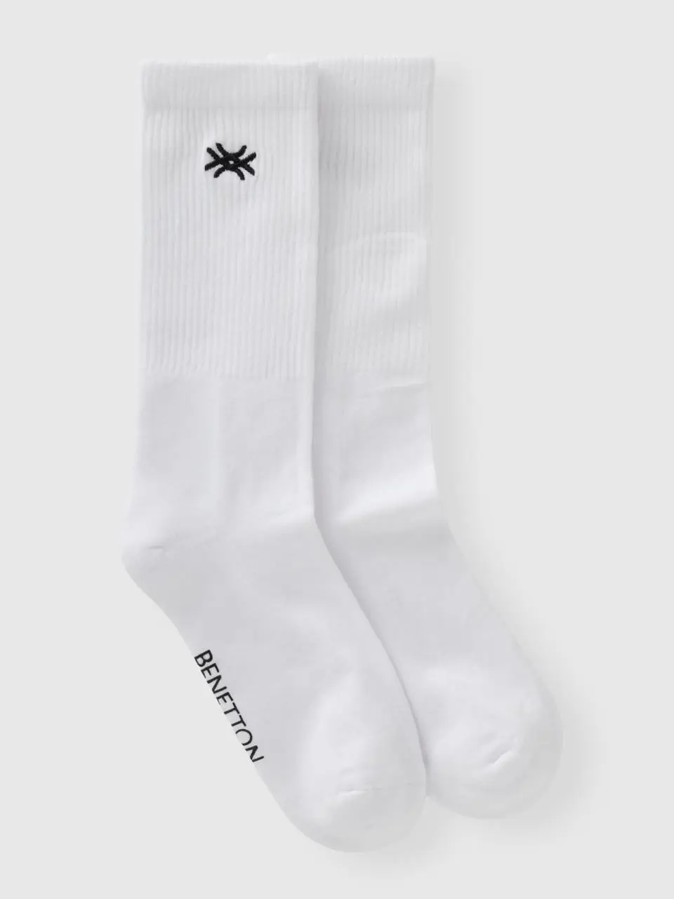 Benetton sporty socks in organic cotton blend. 1