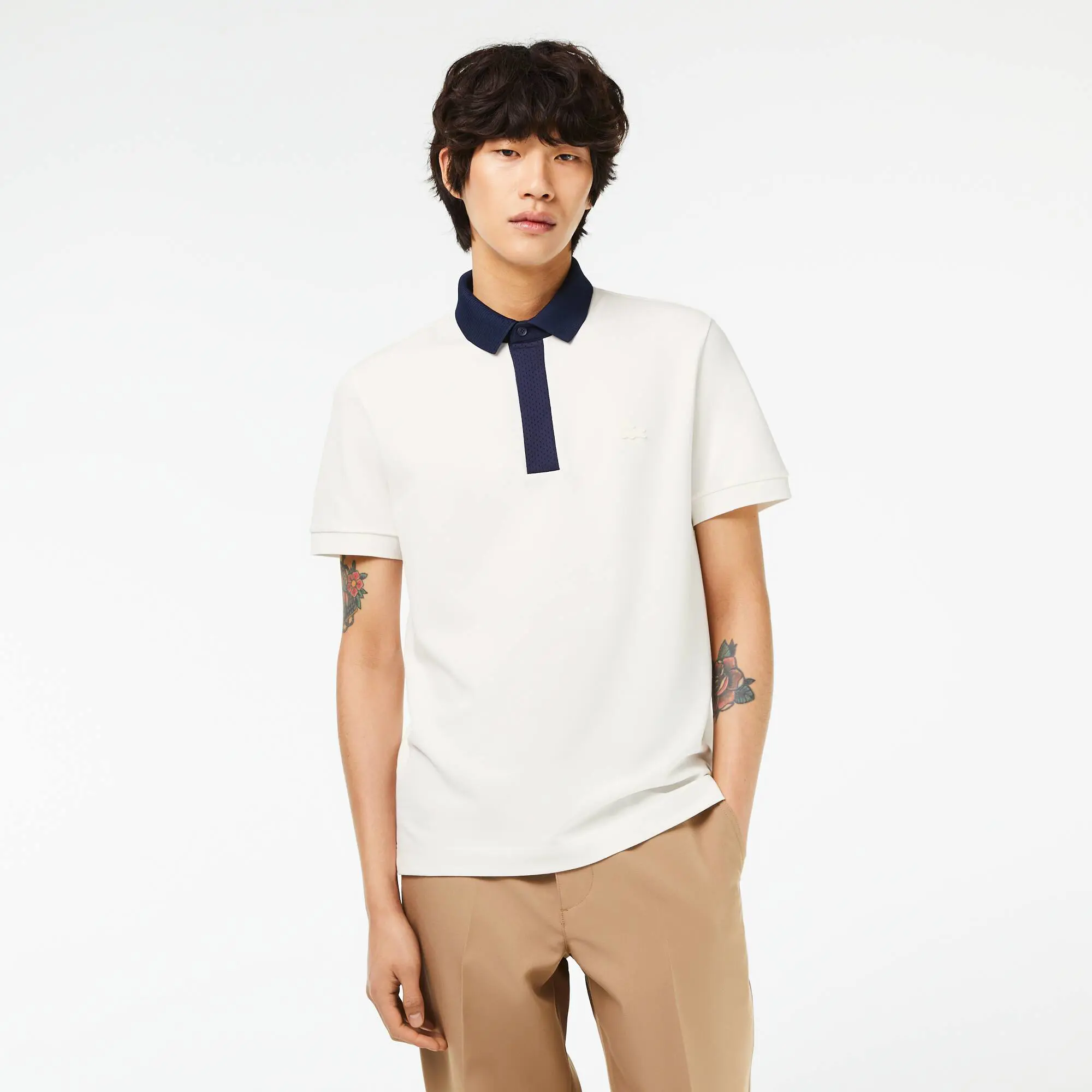 Lacoste Men's Petit Piqué Smart Paris Polo. 1 Lacoste Men's Petit Piqué Smart Paris Polo. 1