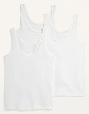 First-Layer Tank Top 3-Pack for Women white