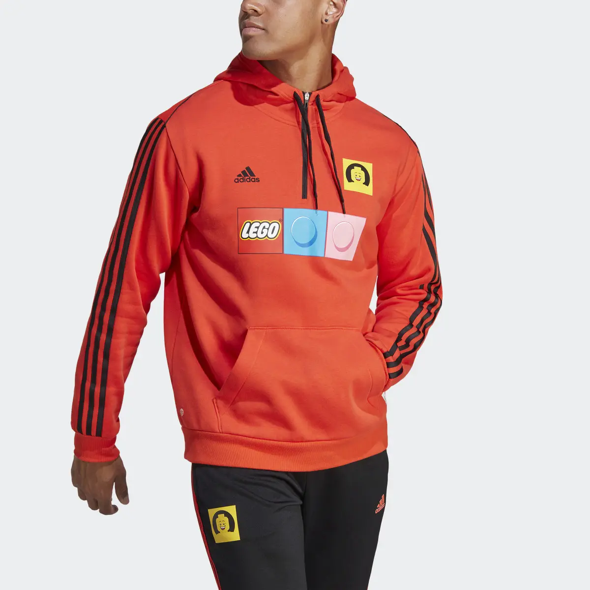 Adidas Felpa con cappuccio adidas x LEGO® Tiro Sweat. 1