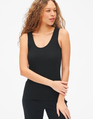 Gap Forever Favorite Rib Tank Top black