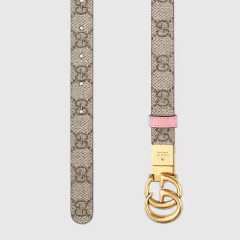 Gucci GG Marmont reversible thin belt. 2