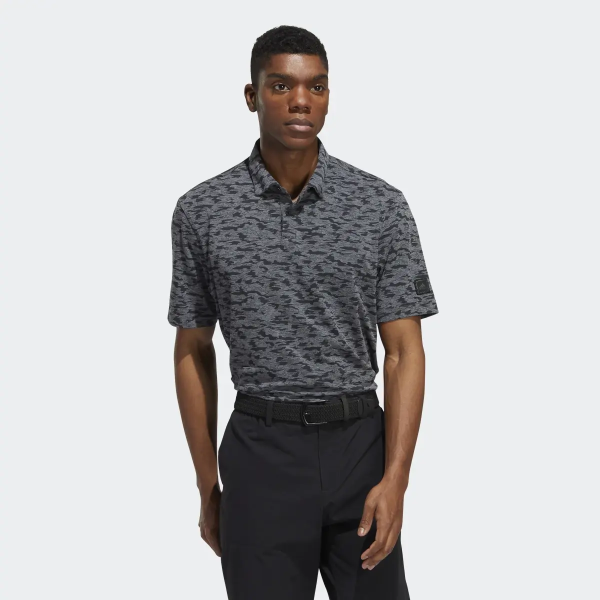 Adidas Go-To Camo-Print Golf Polo Shirt. 2