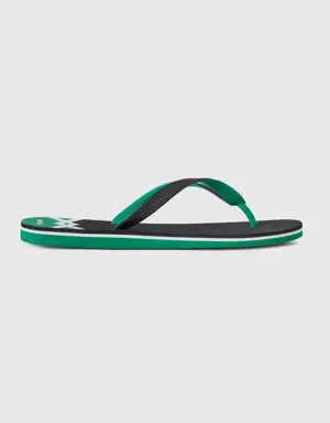 flip flops in lightweight rubber