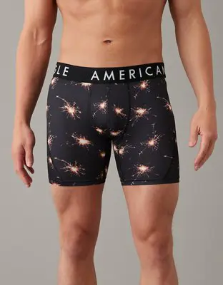 American Eagle O Sparklers 6" Flex Boxer Brief. 1