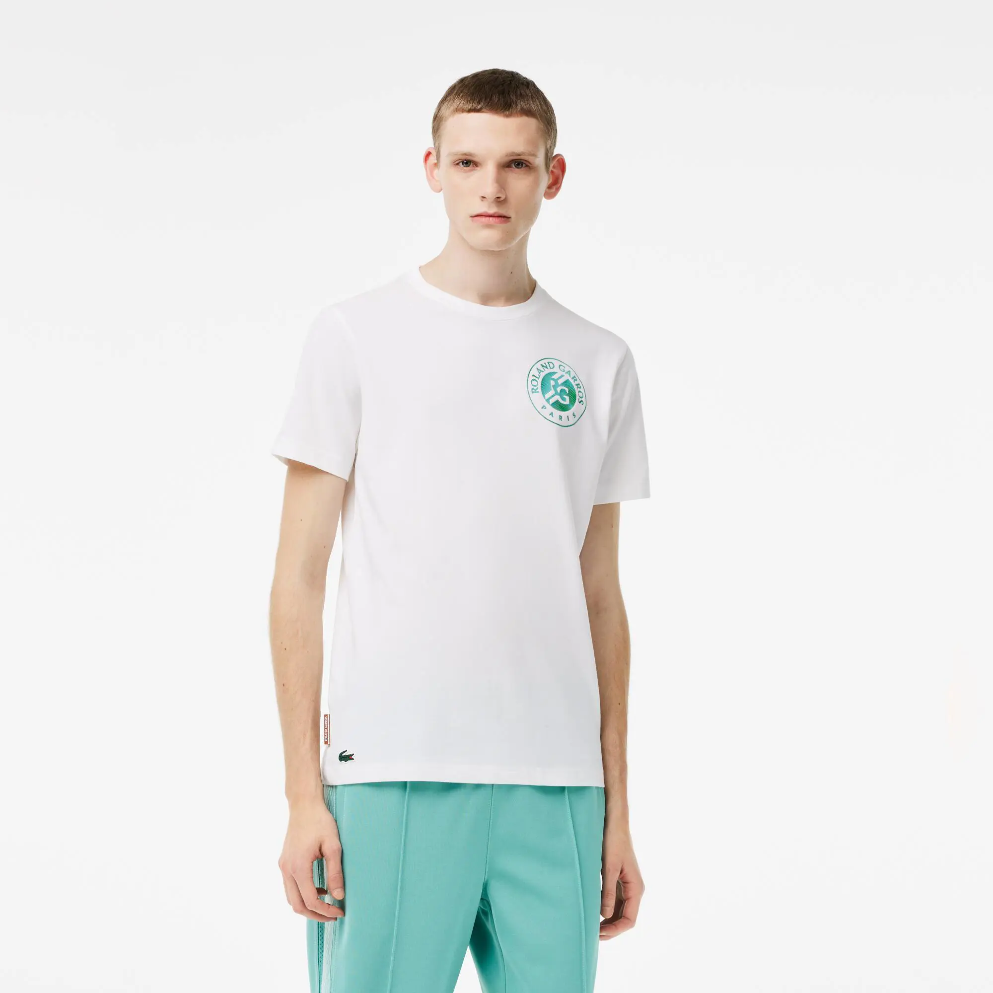 Lacoste T-shirt com logótipo Lacoste Sport Roland Garros Edition para homem. 1