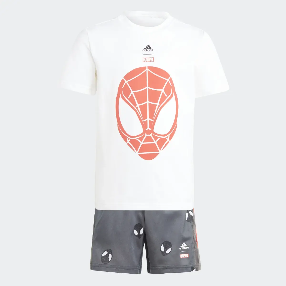 Adidas Conjunto camiseta y pantalón corto adidas x Marvel Spider-Man. 1