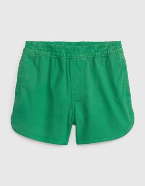 Toddler Pull-On Dolphin Shorts green