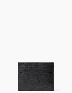 Jack Spade Pebbled Leather Six Cardholder