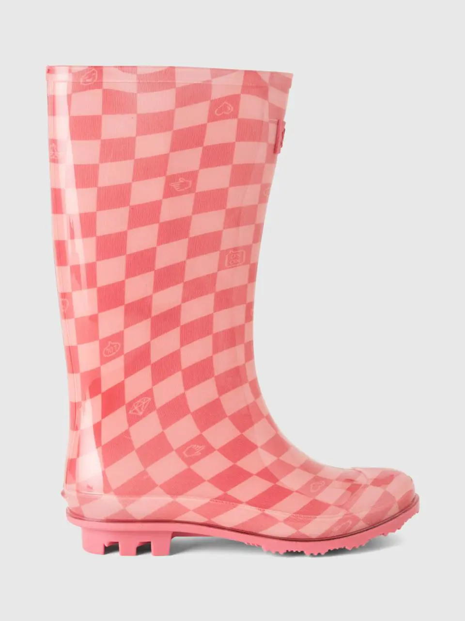 Benetton patterned rainboots. 1