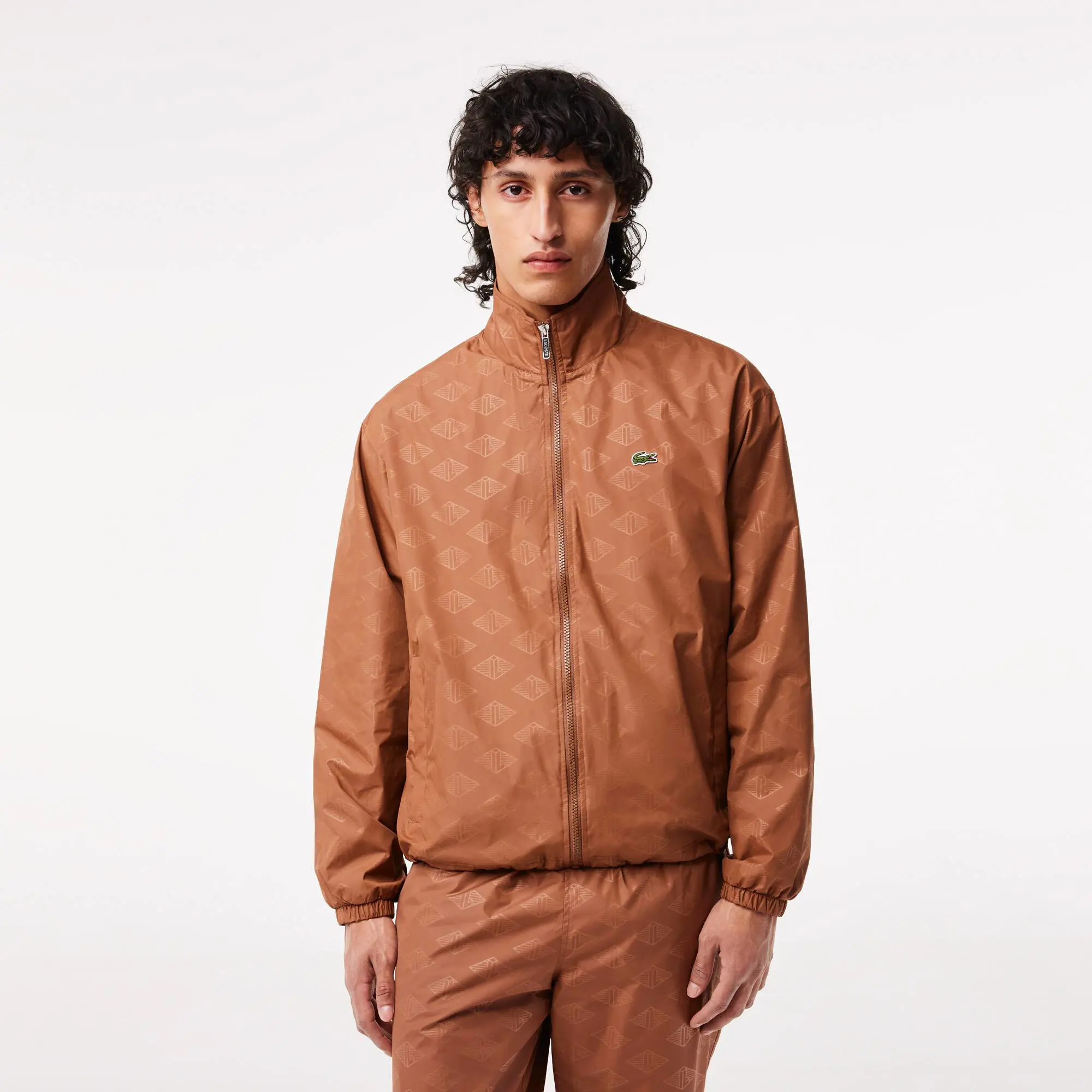 Lacoste Chaqueta de chándal de hombre Lacoste con estampado de monograma. 1