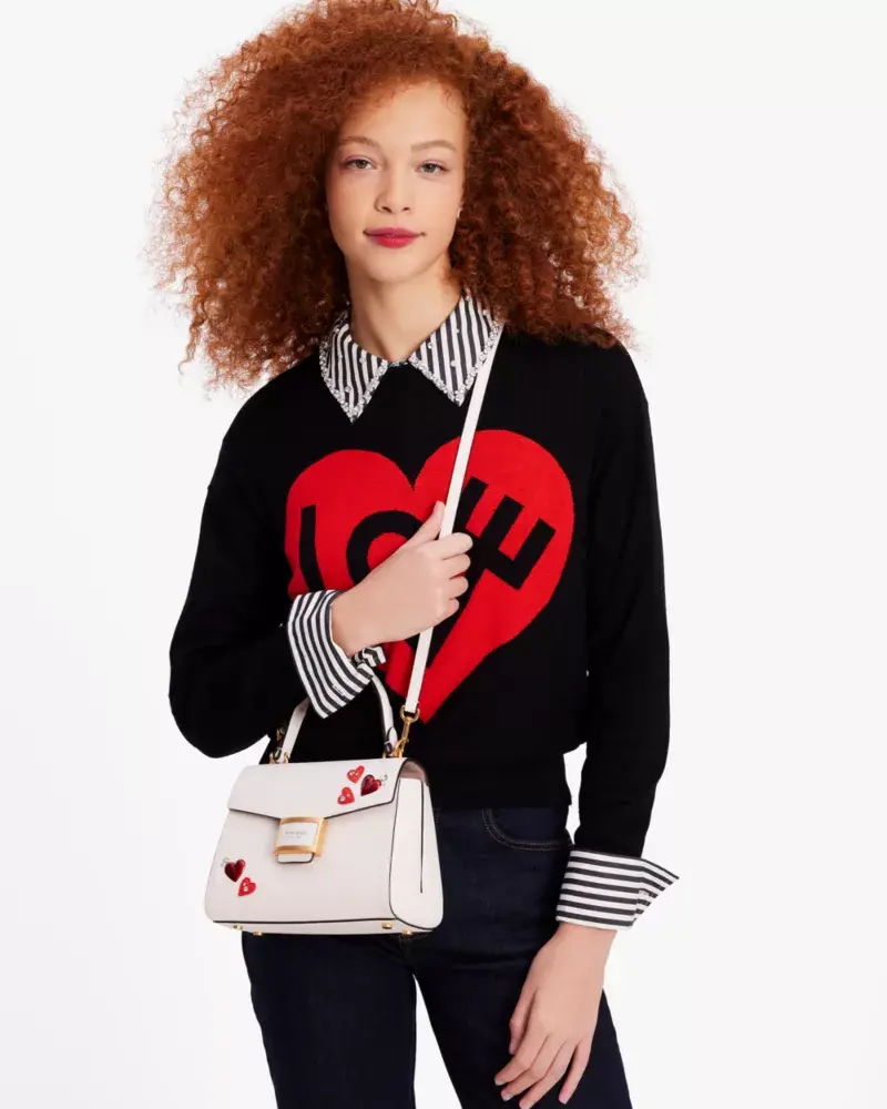 Kate Spade Katy Heart Embellished Small Top-handle Bag. 2