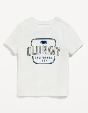 Unisex Short-Sleeve Printed Logo T-Shirt for Toddler white