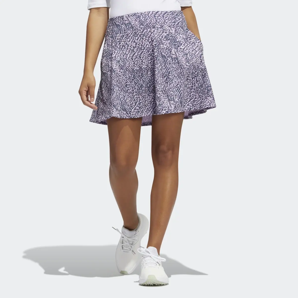 Adidas Printed Frill Golf Skirt. 1