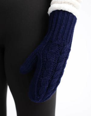Blue - Cozy Lined Mittens