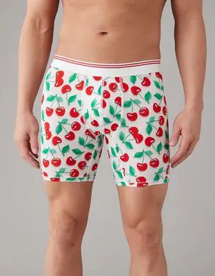 American Eagle O Cherries 6" Ultra Soft Boxer Brief. 1