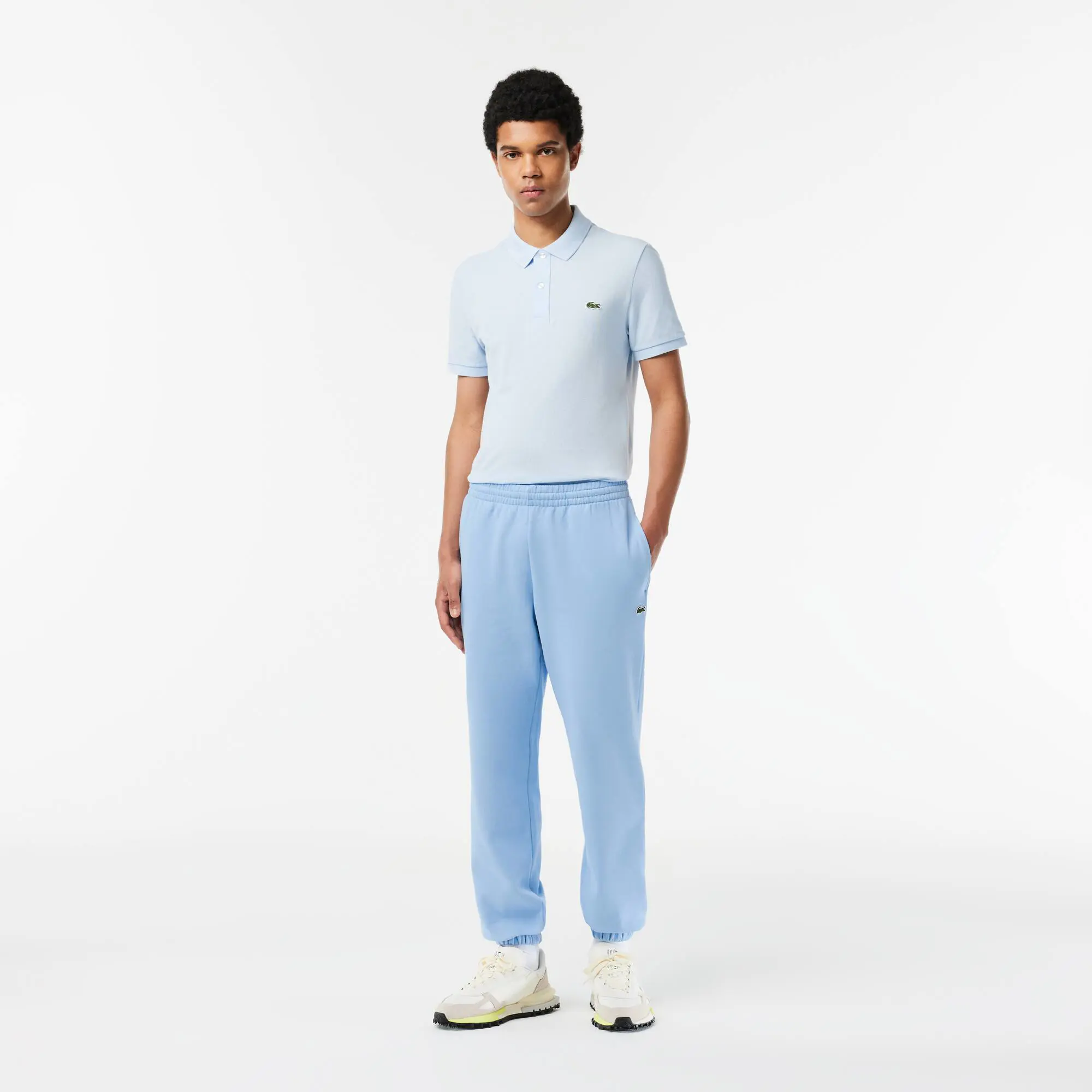 Lacoste Men's Lacoste Brushed Fleece Jogger Trackpants. 1