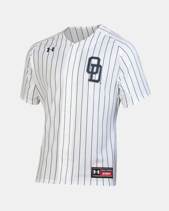 Under Armour Unisex UA Collegiate Replica Baseball Jersey. 1