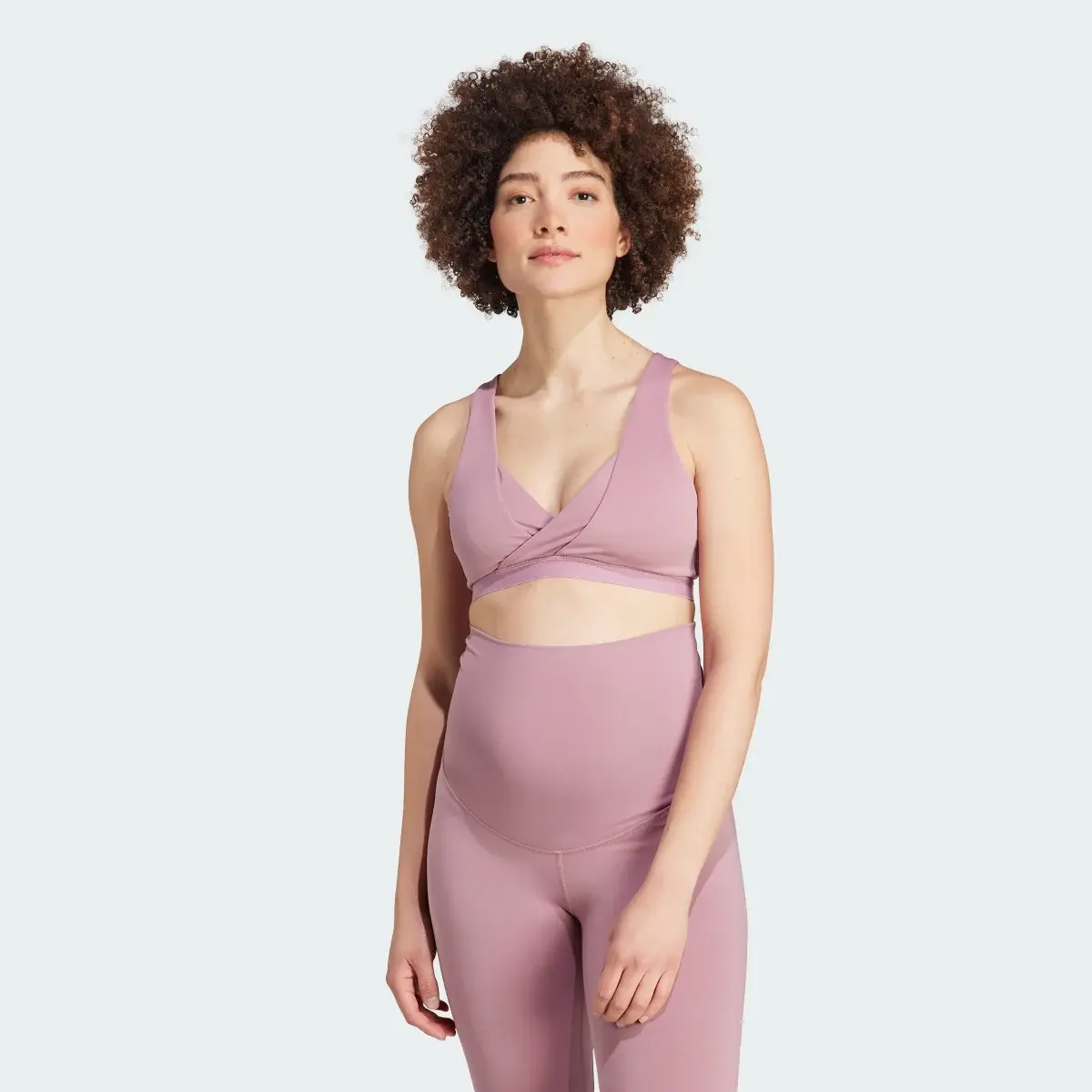 Adidas Yoga Essentials Studio Light-Support Nursing Bra. 2