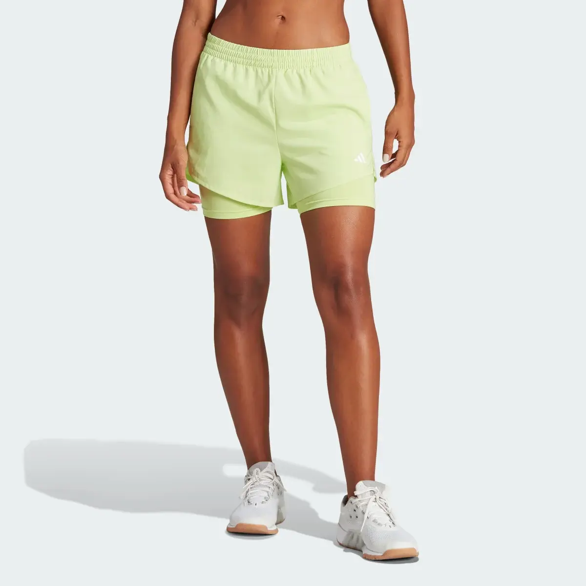 Adidas Short deux en un AEROREADY Made for Training Minimal. 1