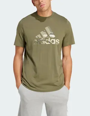 Adidas T-shirt Camo Badge of Sport Graphic