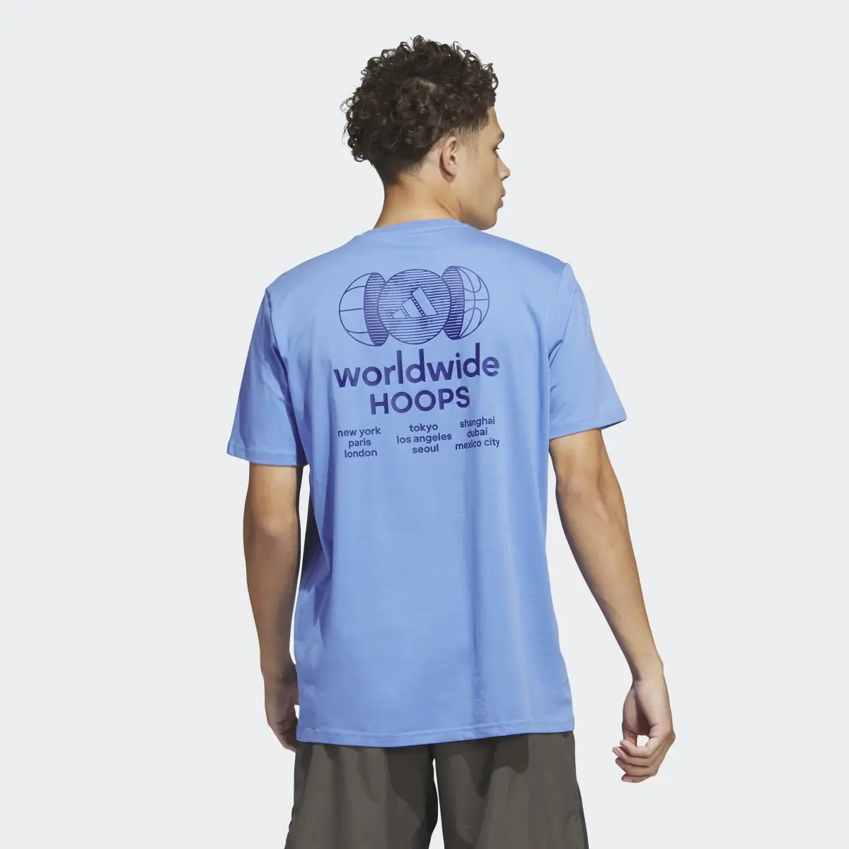 Adidas Playera Estampada Worldwide Hoops City Basketball. 3