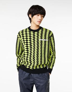 Men’s Relaxed Fit Jacquard Sweater