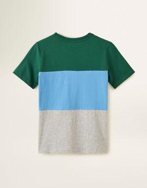 Boys Cooper Colour Block T-Shirt
