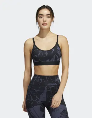 Adidas Brassière imprimé floral maintien léger. 2 Adidas Brassière imprimé floral maintien léger. 2