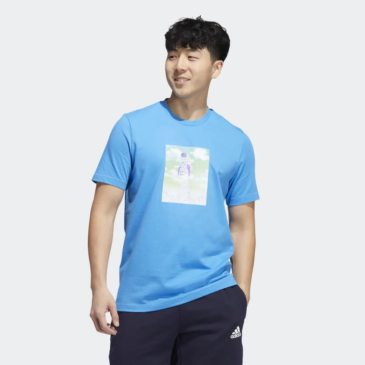 Adidas T-shirt BOOST Rocket Graphic. 2