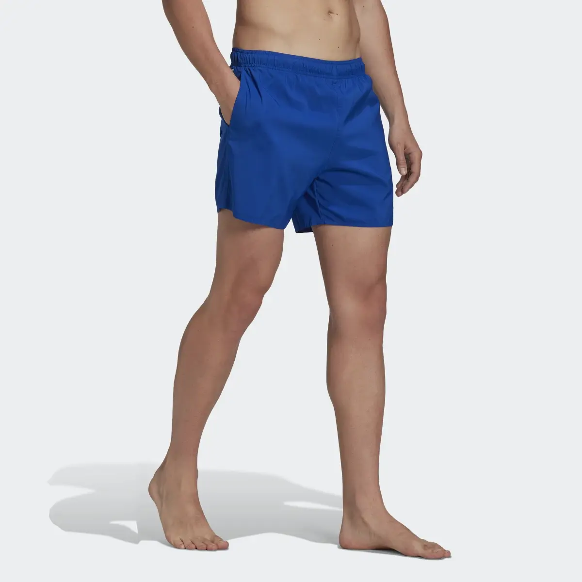 Adidas Short Length Solid Swim Shorts. 3