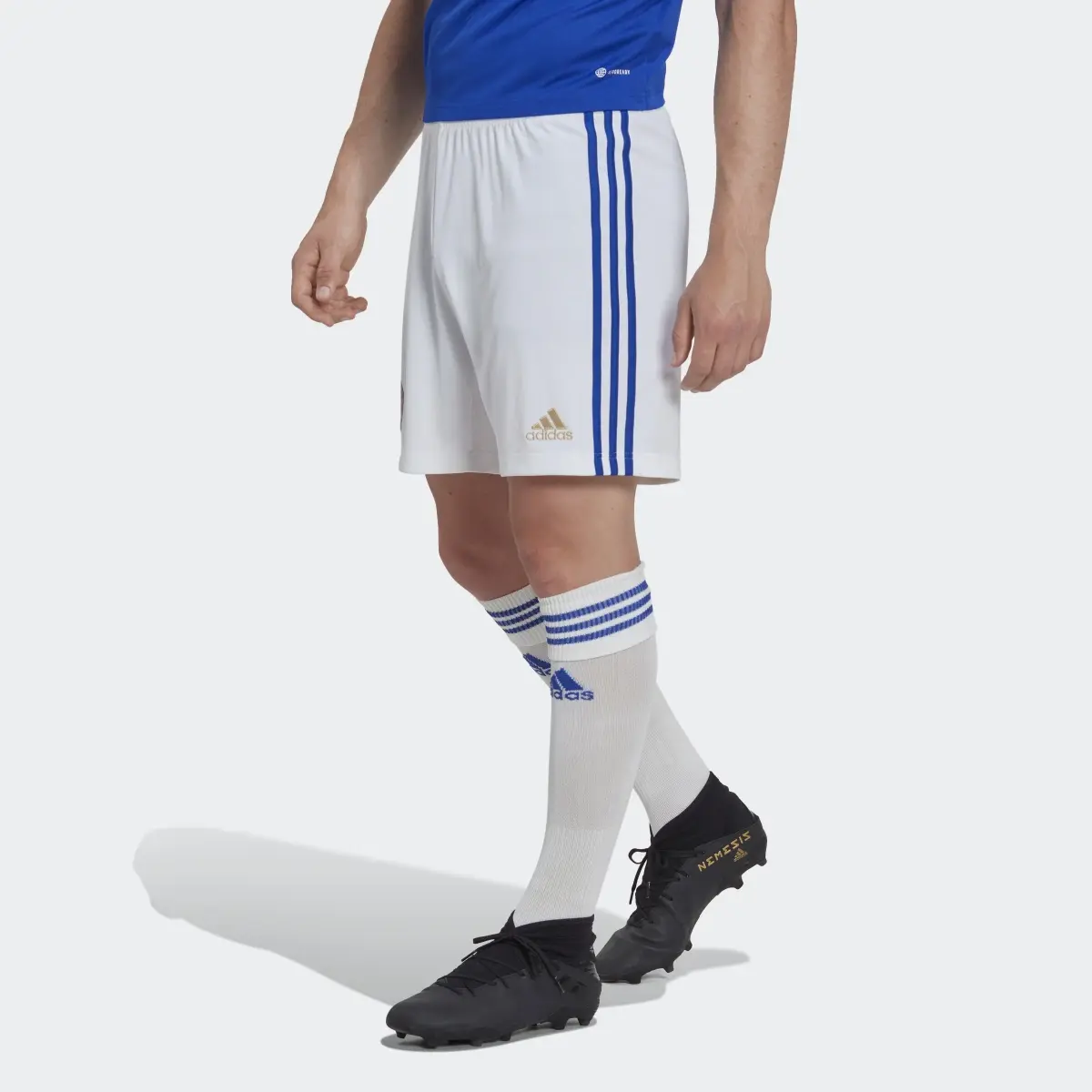 Adidas Leicester City FC 22/23 Home Shorts. 1