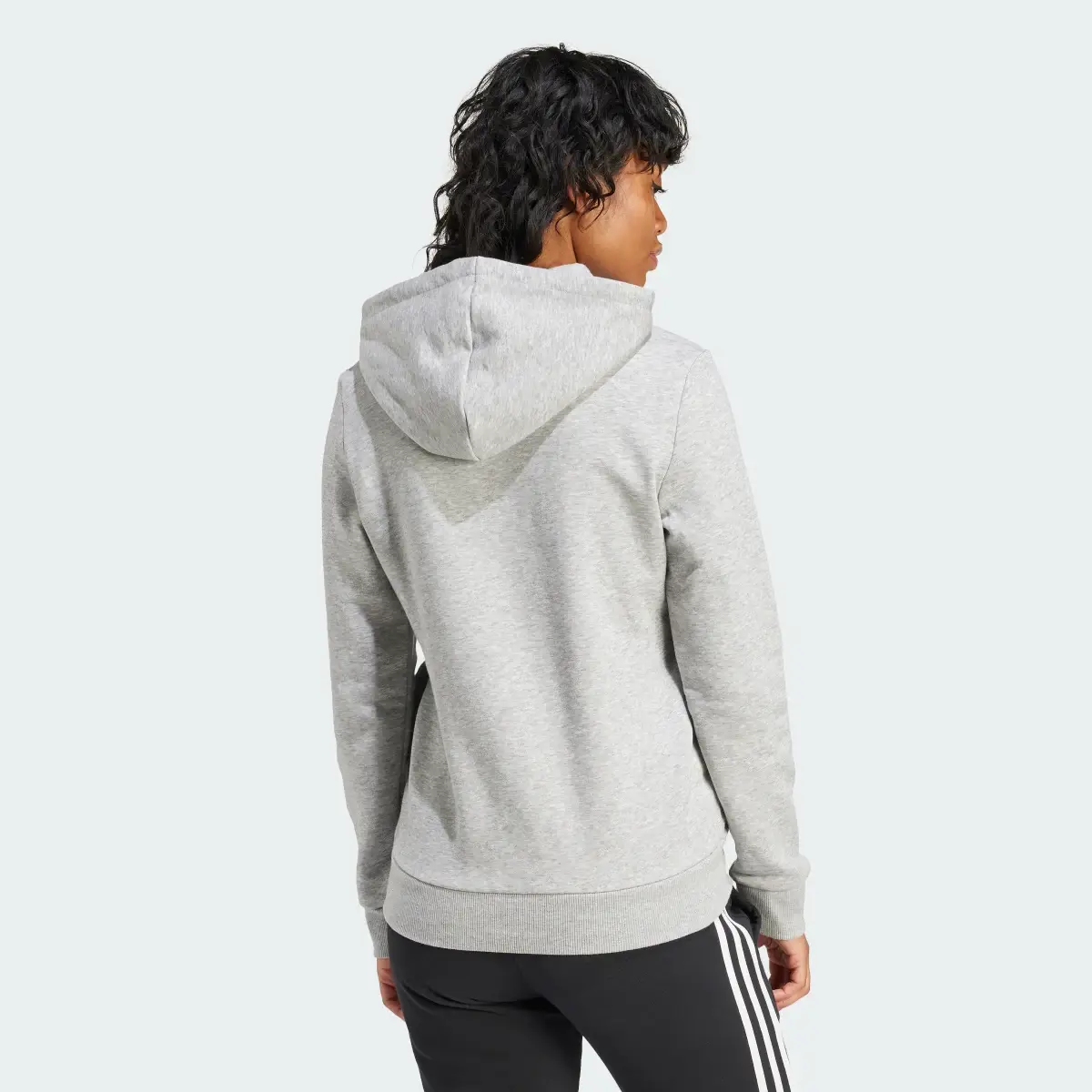 Adidas Sudadera con Gorro Essentials Logo Fleece. 3