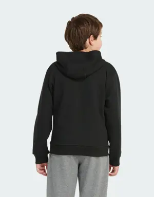 Long Sleeve Essential Fleece Hoodie (Extended Size)