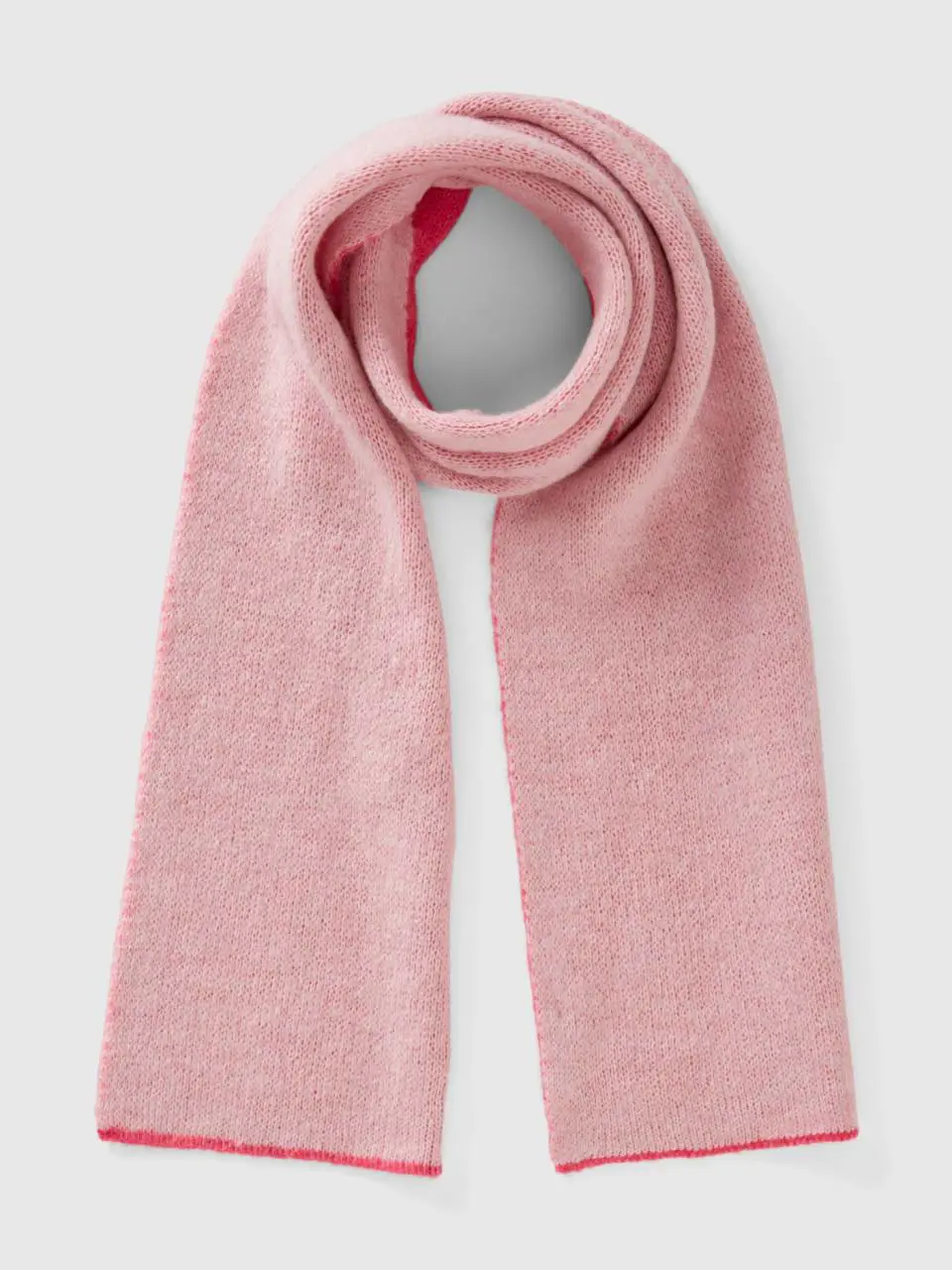 Benetton reversible knit scarf. 1