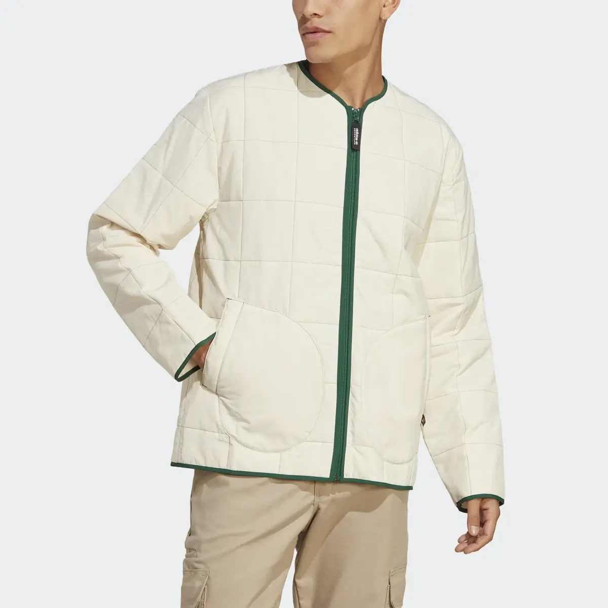 Adidas Adventure FC Quilted Liner Jacket. 1