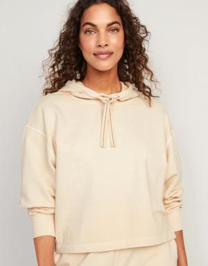 Old Navy Snuggly Fleece Hoodie for Women beige