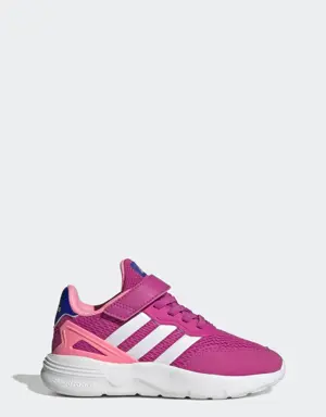 Adidas Chaussure à lacets élastiques et scratch Nebzed